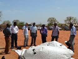 The participants begin to inflate the Rapid Deployment Kit. The participants begin to inflate the Rapid Deployment Kit.